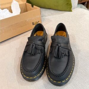 Dr. Martens Black Tassel Loafers